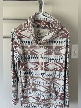 AMPERSAND AVE Cowl neck Pullover